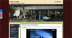 Desktop Screenshot of latinarabia.com